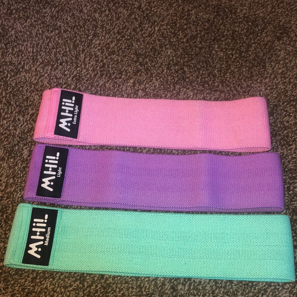 Resistance bands for legs and glutes workout